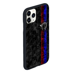 Чехол для iPhone 11 Pro Max матовый ЦСКА Москва black theme - фото 2