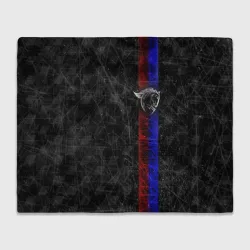 Плед 3D Ц спорт клуб арм Москва black theme