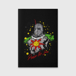 Обложка для паспорта матовая кожа Praise the Sun! Dark Souls