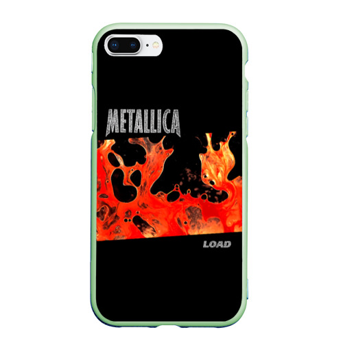 Чехол для iPhone 7Plus/8 Plus матовый с принтом Load - Metallica, вид спереди #2