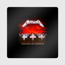 Магнит виниловый Квадрат Master of Puppets - Metallica