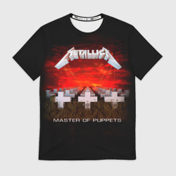 Мужская футболка 3D Master of Puppets - Metallica