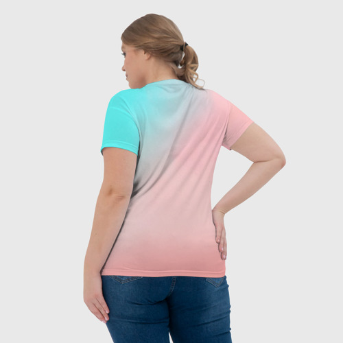 Женская футболка 3D Kardi B Art, цвет 3D печать - фото 7