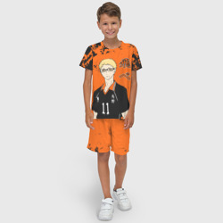 Детский костюм с шортами 3D Кей Цукишима Haikyuu Волейбол - фото 2