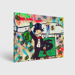 Холст прямоугольный Alec Monopoly art