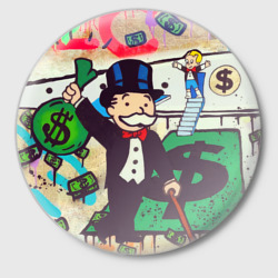 Значок Alec Monopoly art