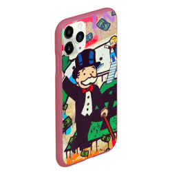 Чехол для iPhone 11 Pro Max матовый Alec Monopoly art - фото 2