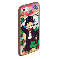 Чехол для iPhone 5/5S матовый Alec Monopoly art - фото 2