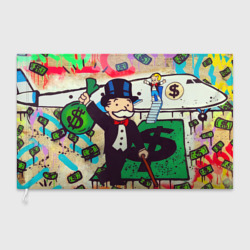 Флаг 3D Alec Monopoly art