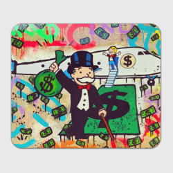 Прямоугольный коврик для мышки Alec Monopoly art