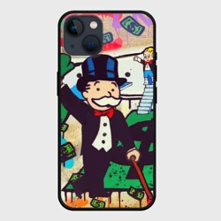 Чехол для iPhone 14 Alec Monopoly art