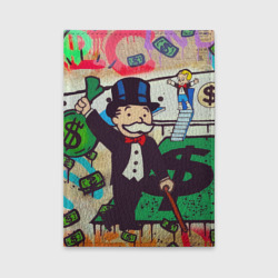 Обложка для автодокументов Alec Monopoly art