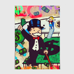 Постер Alec Monopoly art