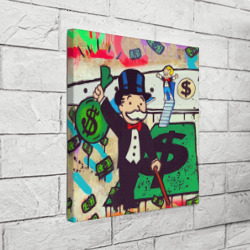 Холст квадратный Alec Monopoly art - фото 2