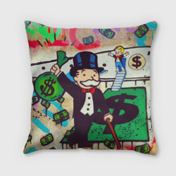 Подушка 3D Alec Monopoly art