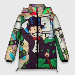 Женская зимняя куртка Oversize Alec Monopoly art