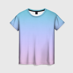 Женская футболка 3D Облачный Градиент