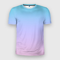 Мужская футболка 3D Slim Облачный Градиент