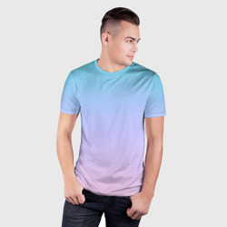 Мужская футболка 3D Slim Облачный Градиент - фото 2