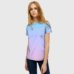 Женская футболка 3D Облачный Градиент - фото 2