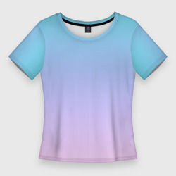 Женская футболка 3D Slim Облачный Градиент