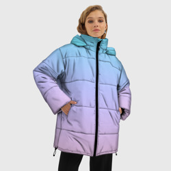 Женская зимняя куртка Oversize Облачный Градиент - фото 2