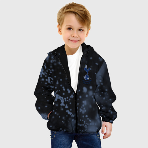 Детская куртка 3D Тоттенхэм - Частицы, цвет черный - фото 3