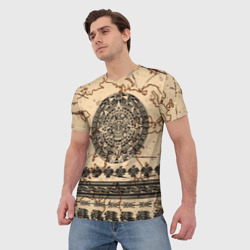 Мужская футболка 3D Aztecs/Ацтеки - фото 2
