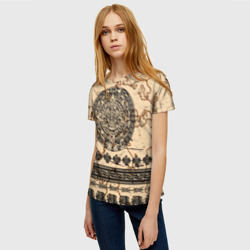 Женская футболка 3D Aztecs/Ацтеки - фото 2