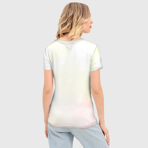 Женская футболка 3D Slim Александр Большунов номер 1, цвет 3D печать - фото 4