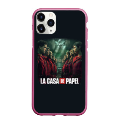 Чехол для iPhone 11 Pro Max матовый Персонажи Бумажный Дом - LA Casa de Papel