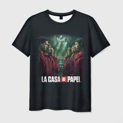 Персонажи Бумажный Дом - LA Casa de Papel – Футболка с принтом купить со скидкой в -26%