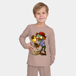 Детская пижама с лонгсливом хлопок Zombie vs Garlic - фото 2