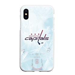 Чехол для iPhone XS Max матовый Washington Capitals Ovi8 Ice theme