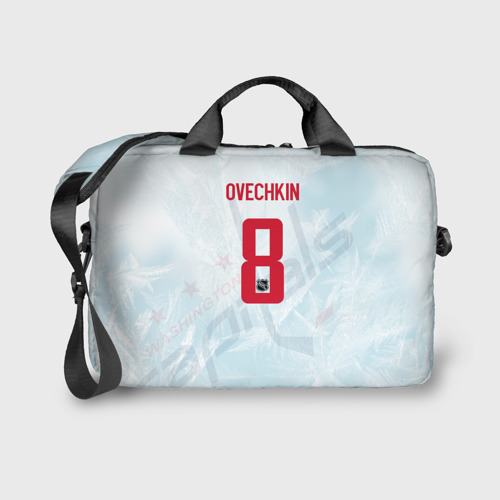 Сумка для ноутбука 3D Washington Capitals Ovi8 Ice theme, цвет 3D печать - фото 2