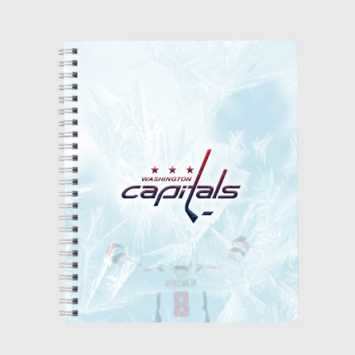 Тетрадь Washington Capitals Ovi8 Ice theme, цвет крупная клетка