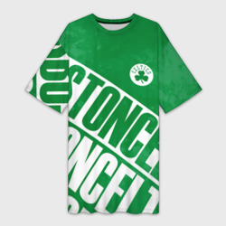 Бостон Селтикс, Boston Celtics – Платье-футболка с принтом купить