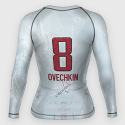 Женский рашгард 3D Washington Capitals Ovi8 Grey Ice theme