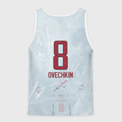 Мужская майка 3D Washington Capitals Ovi8 Grey Ice theme