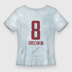 Женская футболка 3D Slim Washington Capitals Ovi8 Grey Ice theme