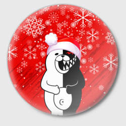 Значок Новогодний Monokuma