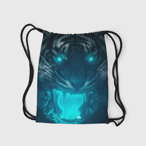Рюкзак-мешок 3D Неоновый водяной тигр 2022 - фото 7
