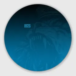 Круглый коврик для мышки 1925 SPB Lion Dark Theme