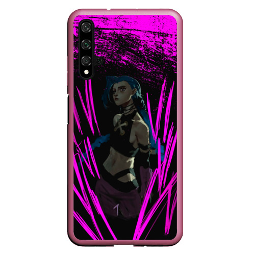 Чехол для Honor 20 Pink Jinx, цвет малиновый