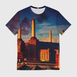 Мужская футболка 3D Animals - Pink Floyd