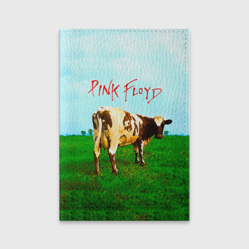 Обложка для паспорта матовая кожа Atom Heart Mother - Pink Floyd, цвет пыльно-розовый