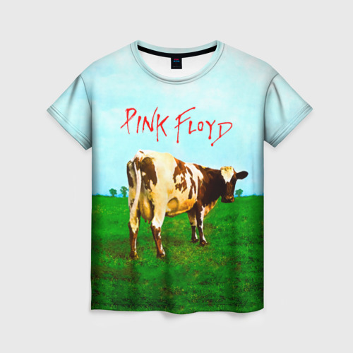 Женская футболка 3D Atom Heart Mother - Pink Floyd, цвет 3D печать