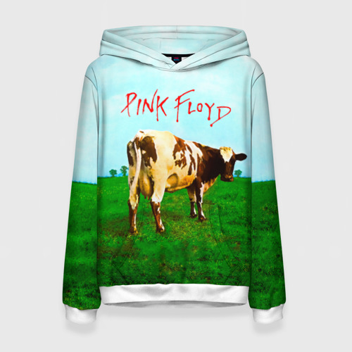 Женская толстовка 3D Atom Heart Mother - Pink Floyd, цвет 3D печать