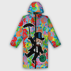 Мужской дождевик 3D Alec Monopoly Капиталист с деньгами