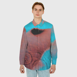 Мужская рубашка oversize 3D Meddle - Pink Floyd - фото 2